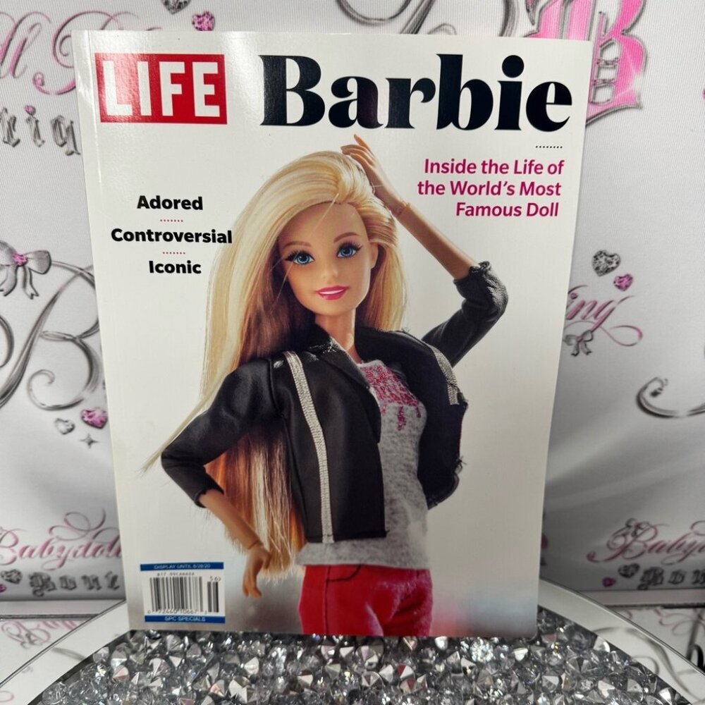 LIFE Barbie Magazine collectors book decor home Barbie
